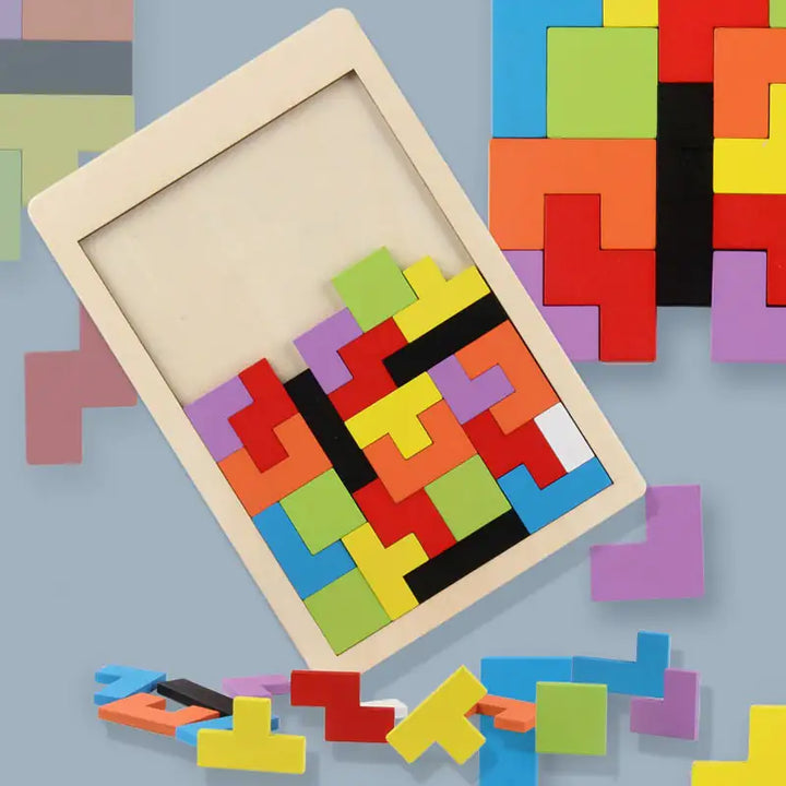 Colorful 3D Puzzle Game