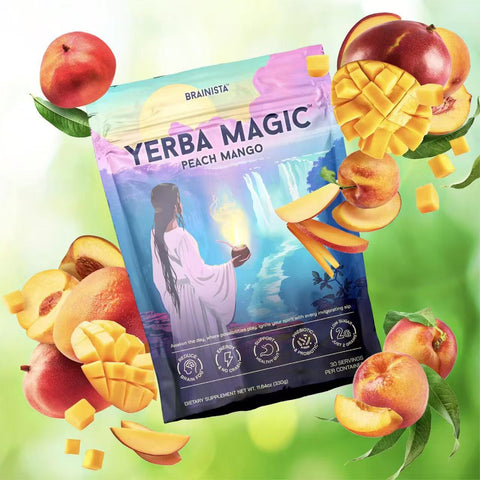 Yerba Mate Peach Mango Instant Tea Powder