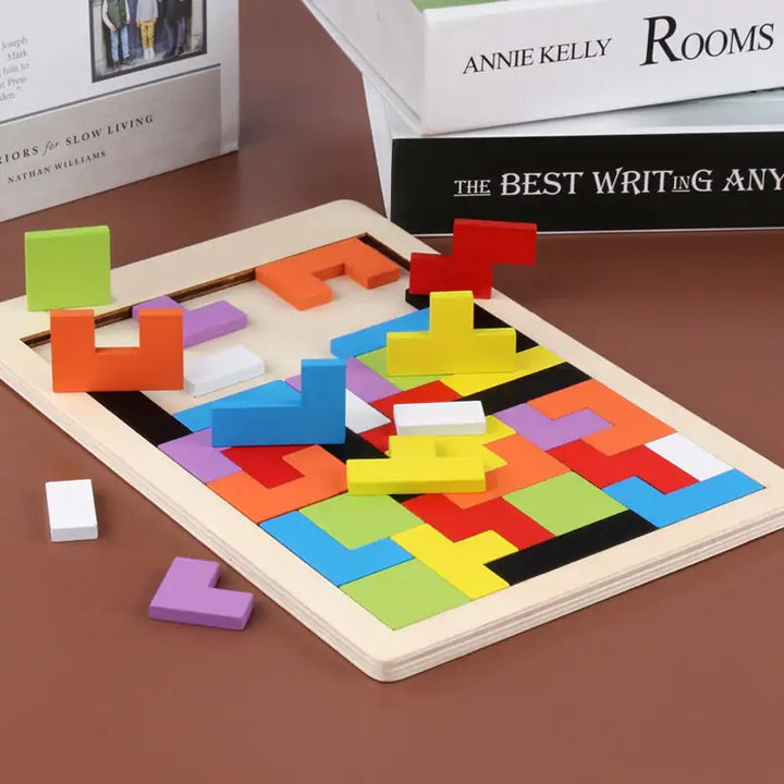 Colorful 3D Puzzle Game