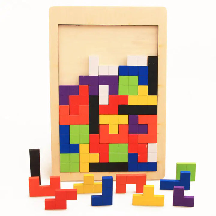 Colorful 3D Puzzle Game